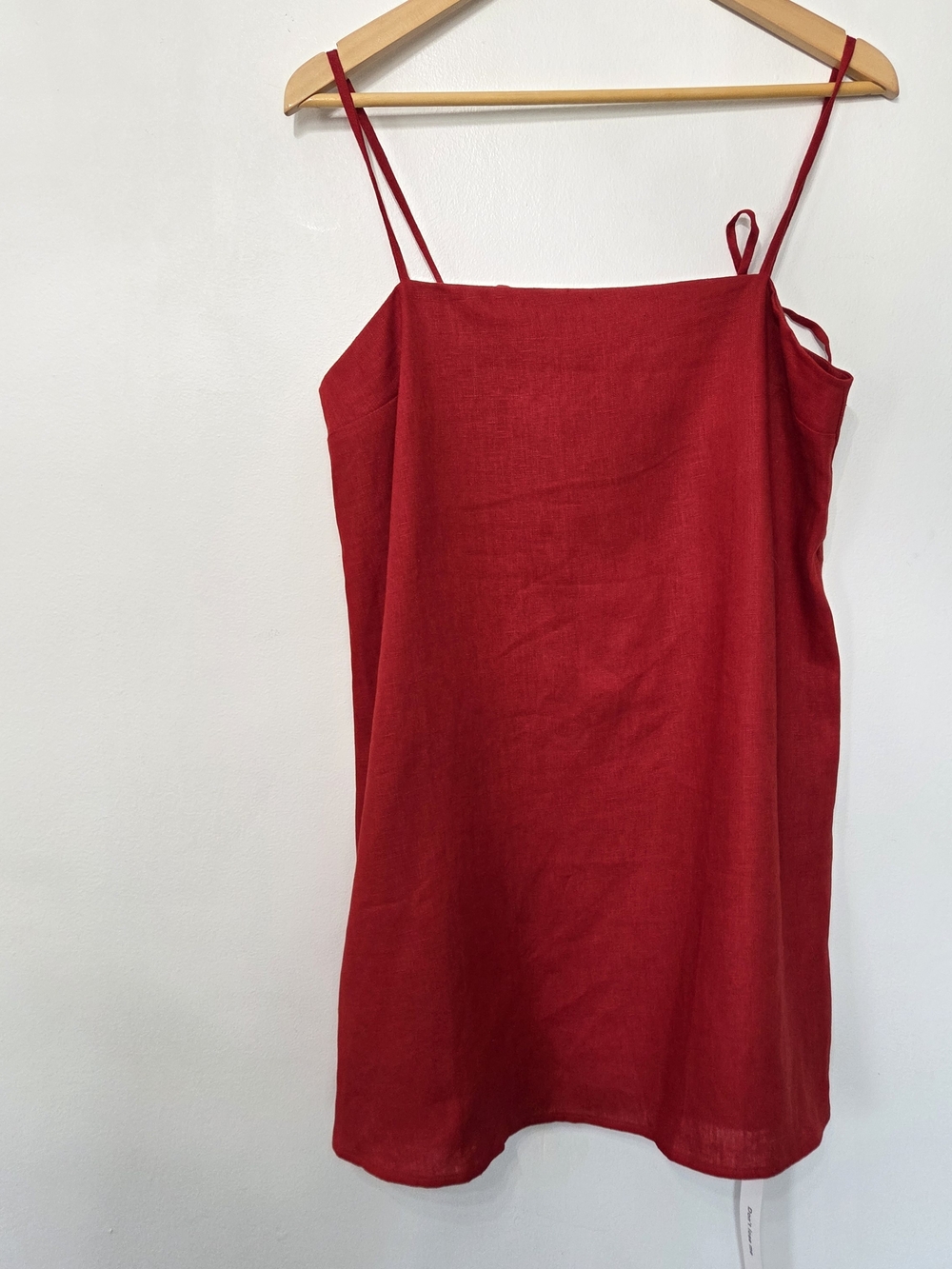 Reformation Linen Mini Slip Dress